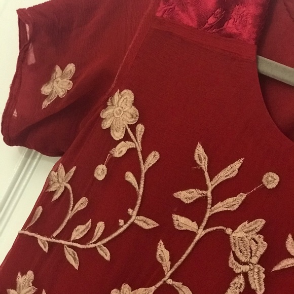 Pakistani 3pcs chiffon suit - Picture 5 of 9